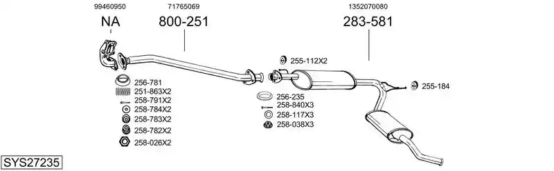 BOSAL SYS27235