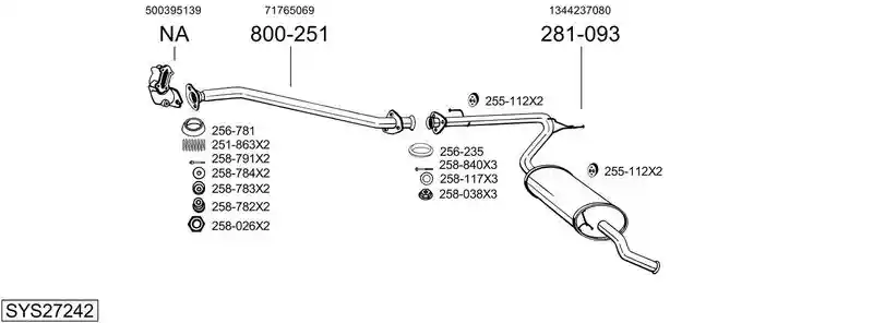 BOSAL SYS27242