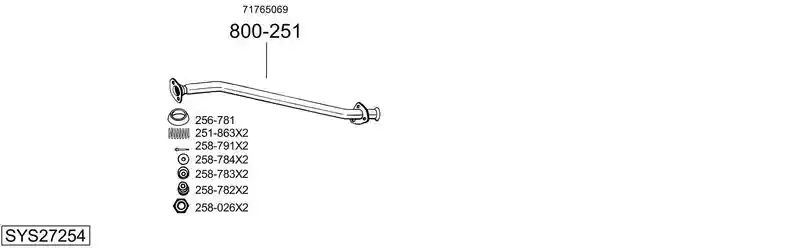 BOSAL SYS27254