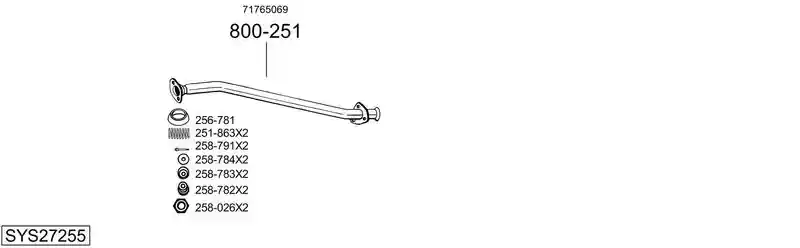 BOSAL SYS27255