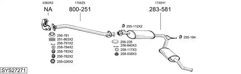 BOSAL SYS27271