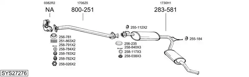 BOSAL SYS27276