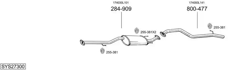 BOSAL SYS27300