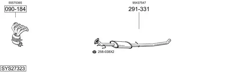 BOSAL SYS27323