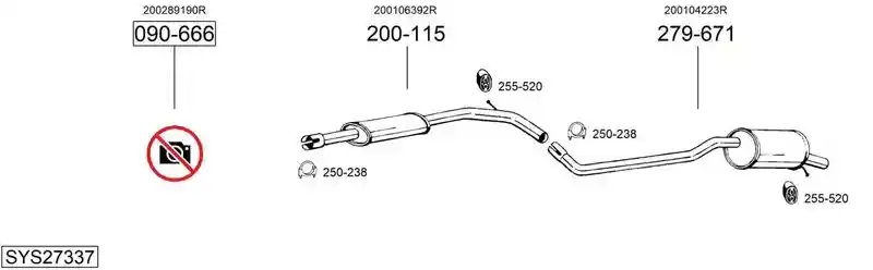 BOSAL SYS27337