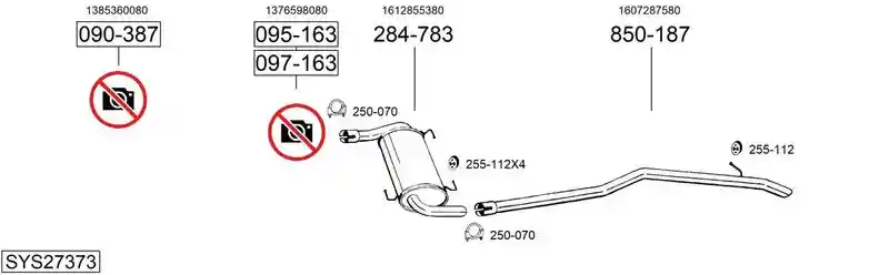 BOSAL SYS27373