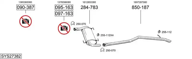 BOSAL SYS27382
