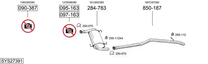 BOSAL SYS27391