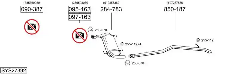 BOSAL SYS27392