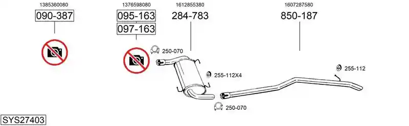 BOSAL SYS27403