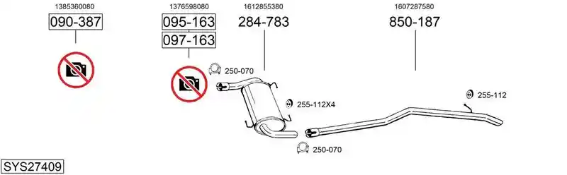 BOSAL SYS27409