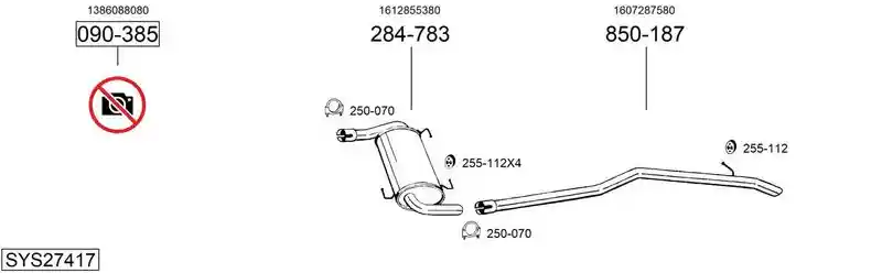 BOSAL SYS27417