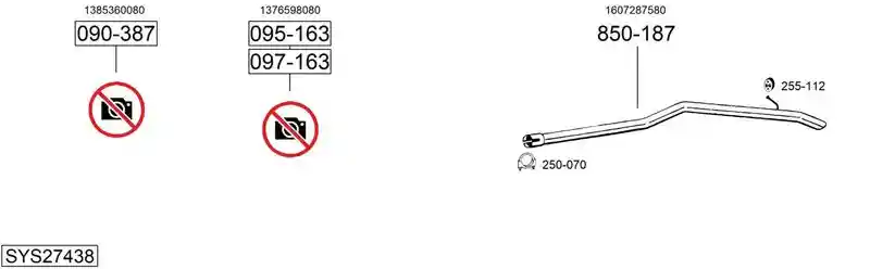 BOSAL SYS27438