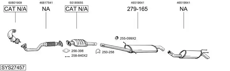 BOSAL SYS27457