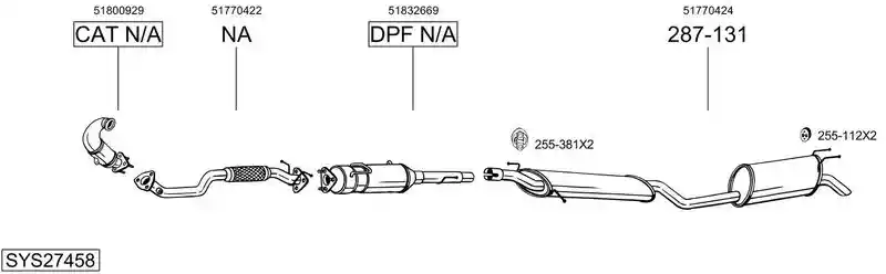 BOSAL SYS27458