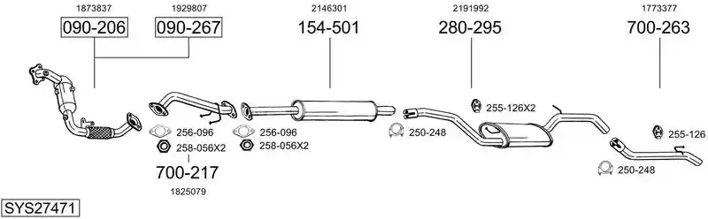 BOSAL SYS27471