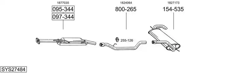 BOSAL SYS27484
