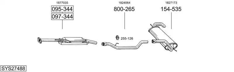 BOSAL SYS27488