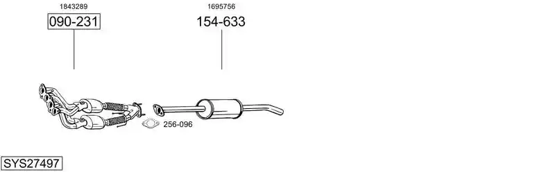 BOSAL SYS27497