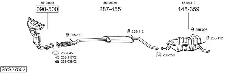 BOSAL SYS27502