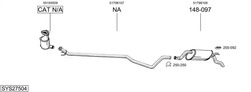 BOSAL SYS27504