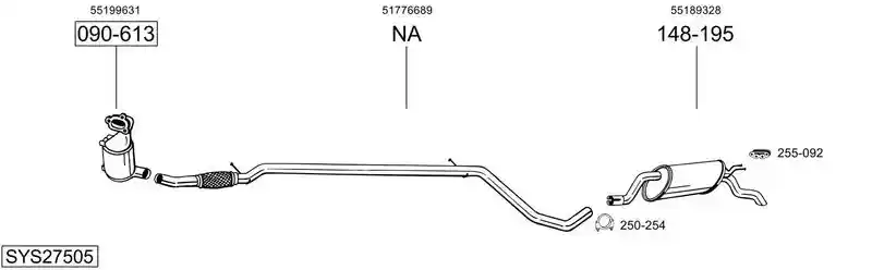 BOSAL SYS27505