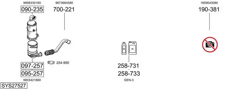 BOSAL SYS27527