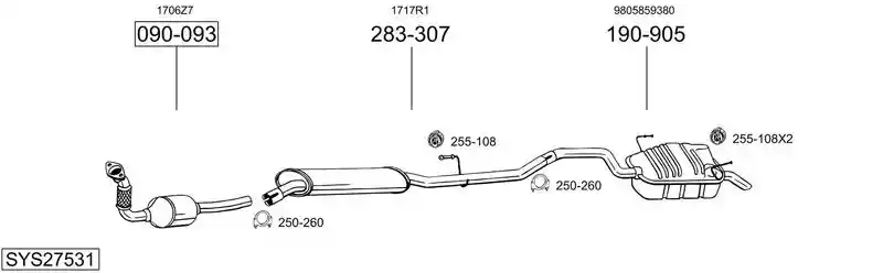 BOSAL SYS27531