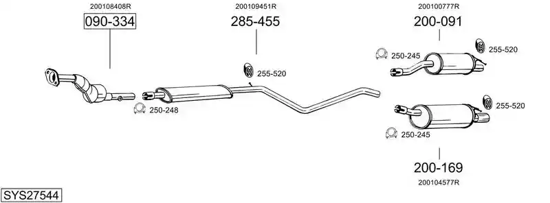BOSAL SYS27544