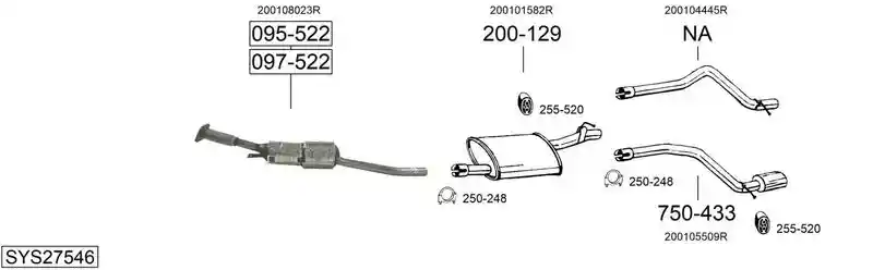 BOSAL SYS27546