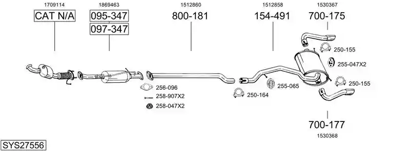 BOSAL SYS27556