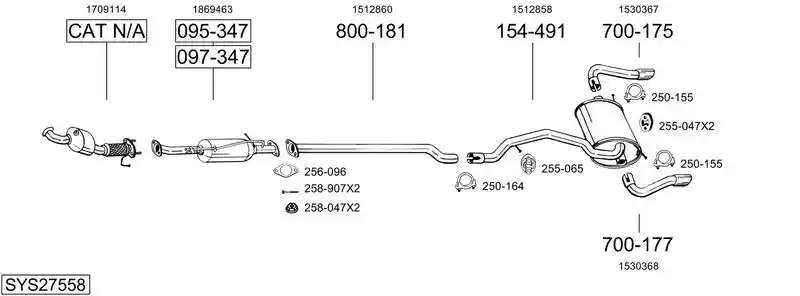 BOSAL SYS27558