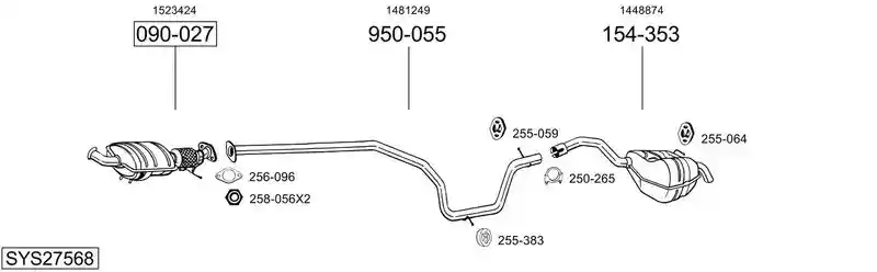BOSAL SYS27568