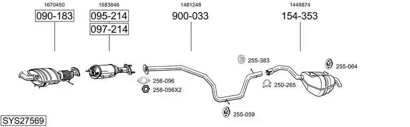 BOSAL SYS27569