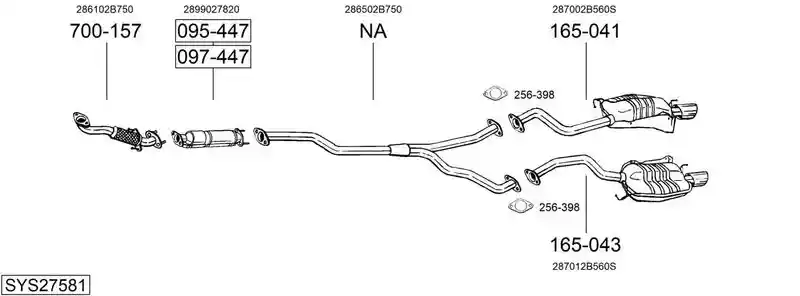 BOSAL SYS27581