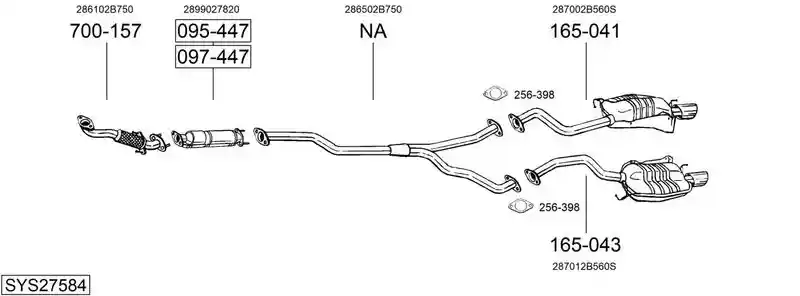 BOSAL SYS27584