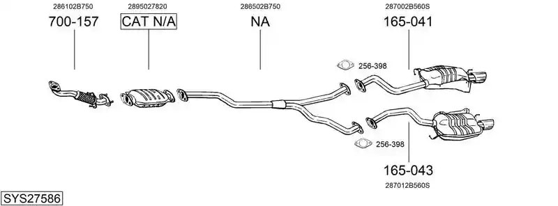 BOSAL SYS27586