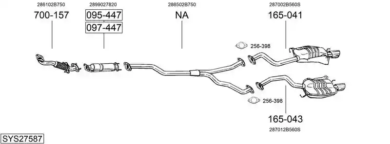 BOSAL SYS27587