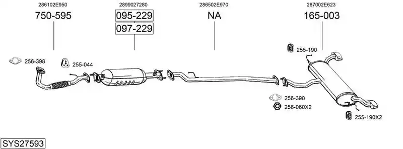 BOSAL SYS27593