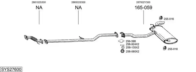 BOSAL SYS27600