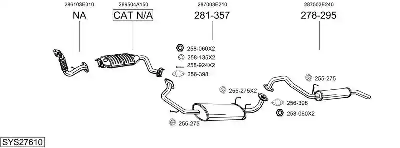 BOSAL SYS27610