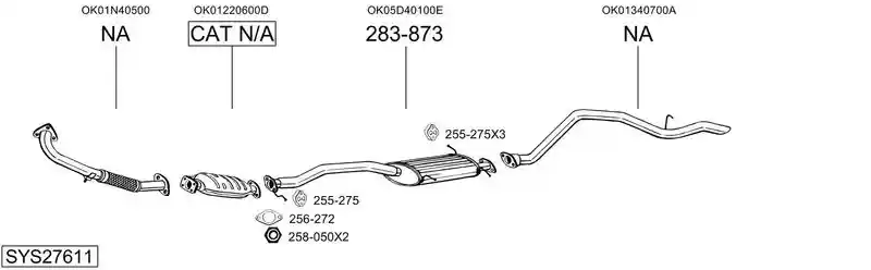 BOSAL SYS27611