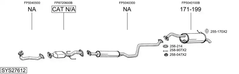 BOSAL SYS27612