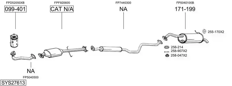 BOSAL SYS27613