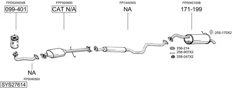 BOSAL SYS27614