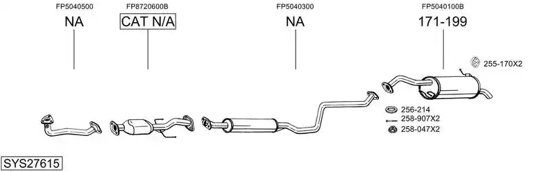 BOSAL SYS27615