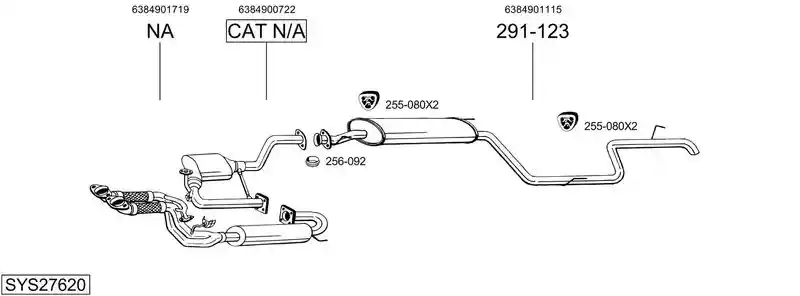 BOSAL SYS27620