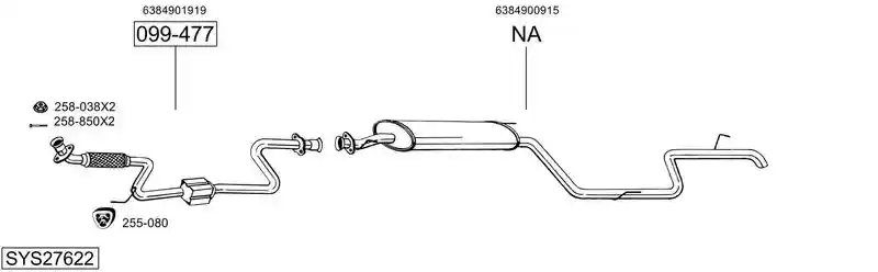 BOSAL SYS27622