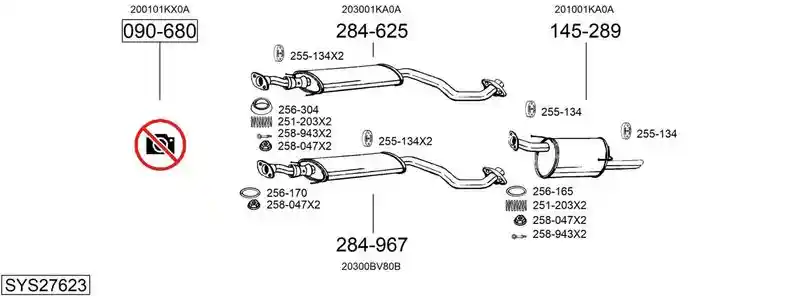 BOSAL SYS27623