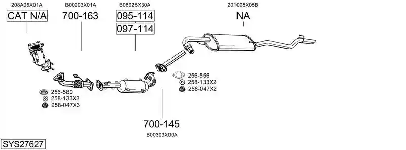 BOSAL SYS27627